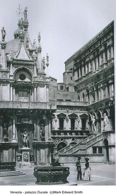 The Palazzo Ducale and Scala dei Giganti by Italian Photographer